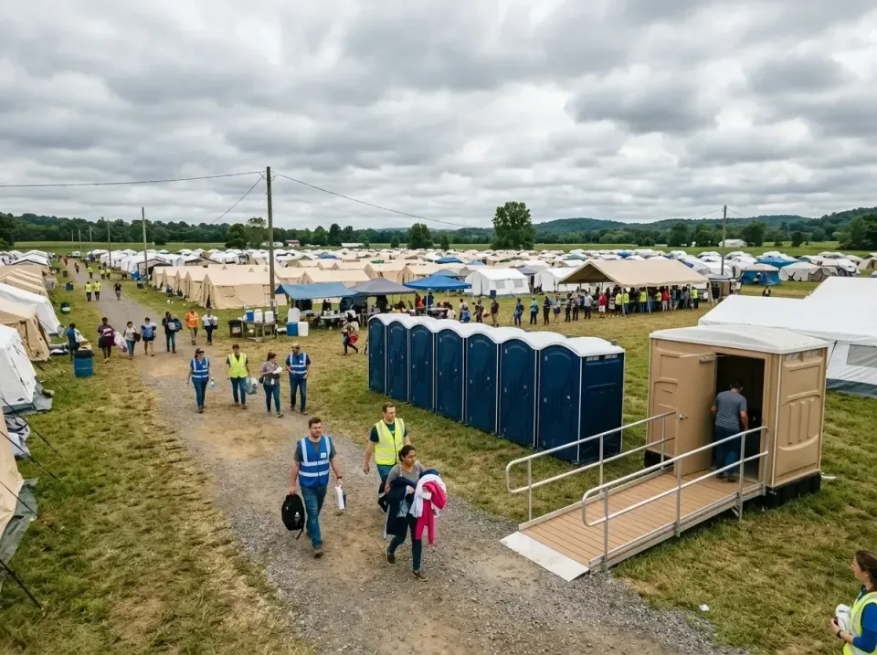 disaster-relief-camp-restrooms-010 — frequently asked questions, Dumpster & Portable Bathrooms Rental in The Plains, OH